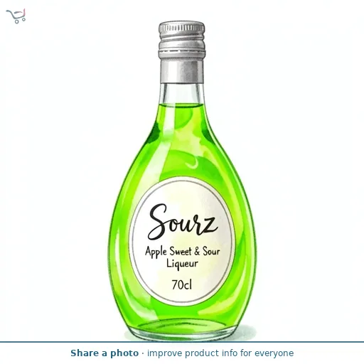 Sourz Apple Sweet & Sour Liqueur 70cl