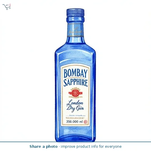 Bombay Sapphire London Dry Gin 350Ml