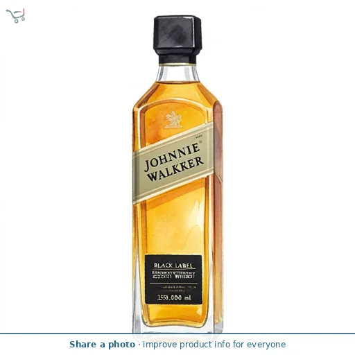 Johnnie Walker Black Label Blended Scotch Whisky 35cl