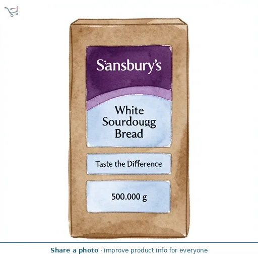 Sainsbury's White Sourdough Bread, Taste the Difference 500g