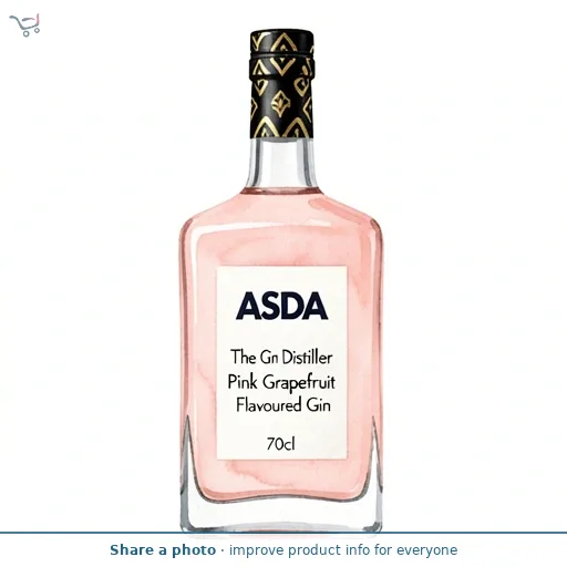 ASDA The Gin Distiller Pink Grapefruit Flavoured Gin 70cl