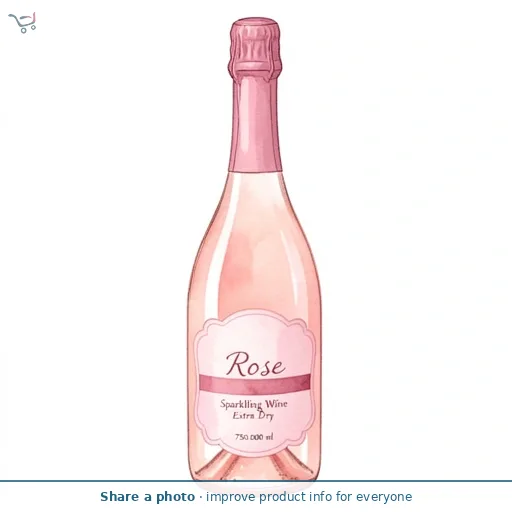 Rose Sparkling Wine Extra Dry 75cl