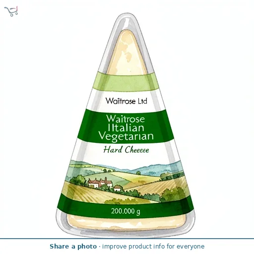 Waitrose Italian Vegetarian Hard Cheese