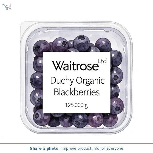 Waitrose Duchy Organic Blackberries