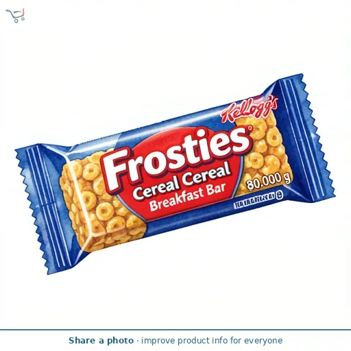 Kellogg's Frosties Cereal Breakfast Bar 4x25g