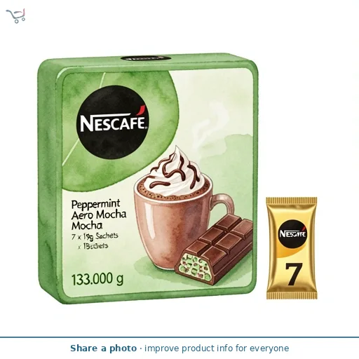 Nescafe Peppermint Aero Mocha 7 x 19g Sachets