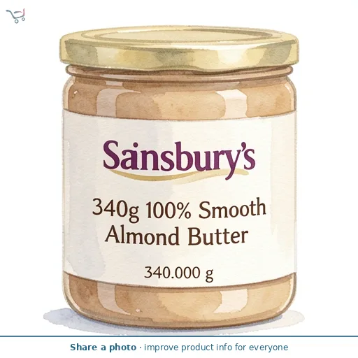 Sainsbury's Smooth Almond Butter 340g