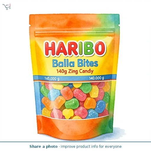Haribo Balla Bites 140g Zing Candy