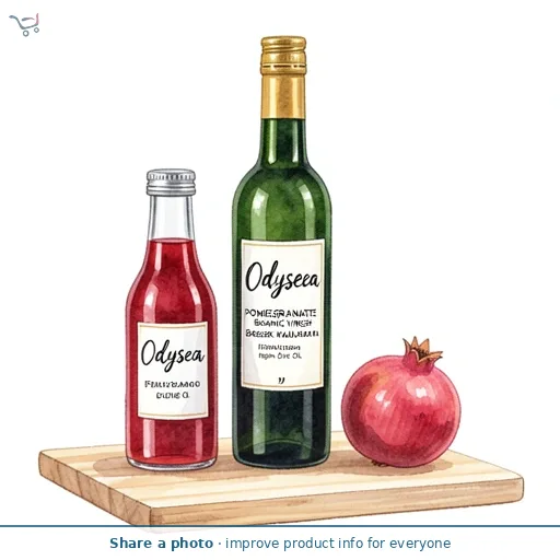 Odysea Pomegranate Balsamic Vinegar & Greek Kalamata PDO Extra Virgin Olive Oil