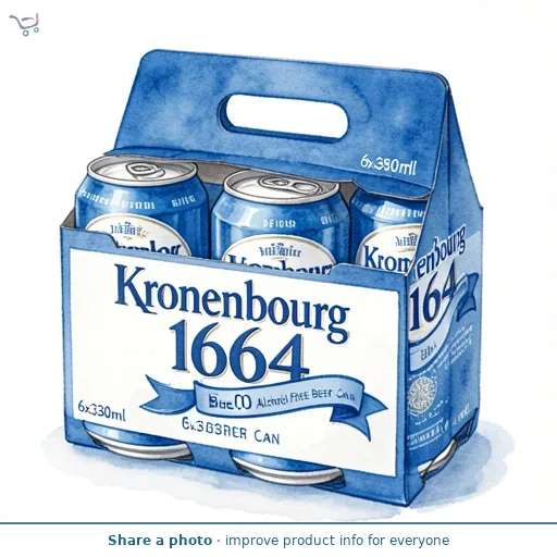 Kronenbourg 1664 Bière Blonde 6 x 330ml