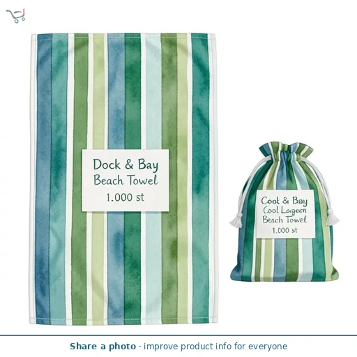 Dock & Bay Cool Lagoon Beach Towel