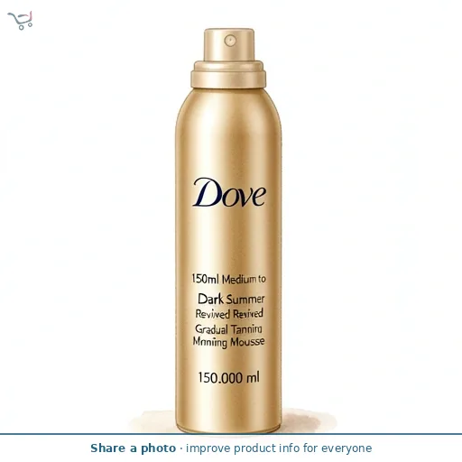 Dove 150ml Medium to Dark Summer Revived Gradual Tanning Mousse