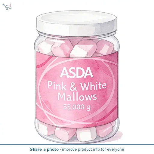 ASDA Pink & White Mallows 55g