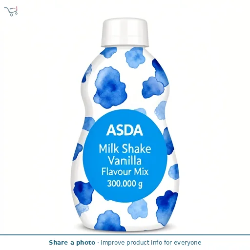 ASDA Milk Shake Vanilla Flavour Mix 300g
