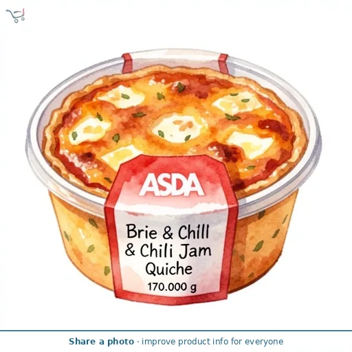 ASDA Brie & Chilli Jam Quiche 170g
