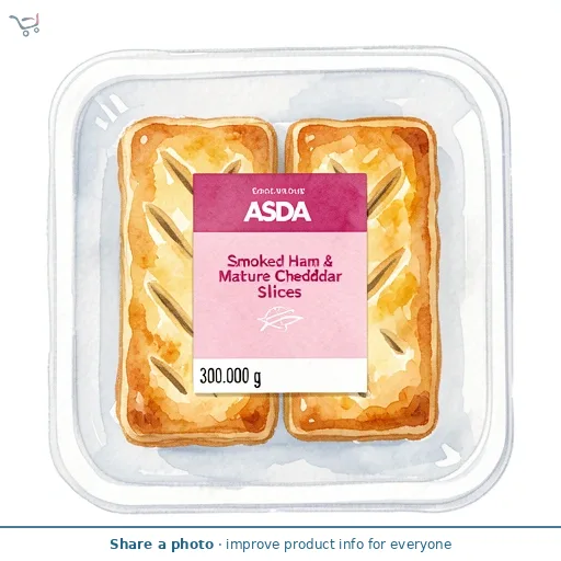 ASDA Smoked Ham & Mature Cheddar Slices 300g