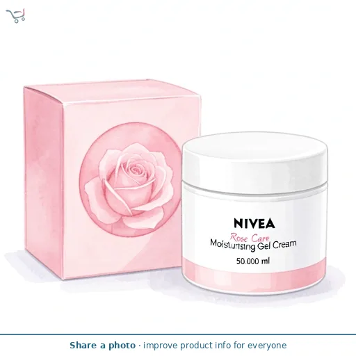 NIVEA Rose Care Moisturising Gel Cream 50ml