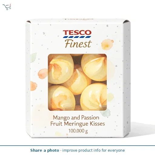 Tesco Finest Mango and Passion Fruit Meringue Kisses 100g