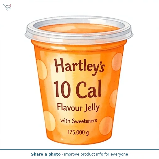 Hartley's 10 Cal Peach Flavour Jelly with Sweeteners 175g
