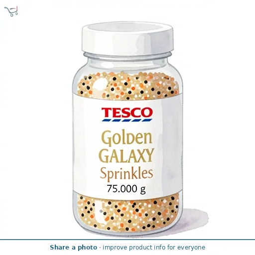 Tesco Golden Galaxy Sprinkles 75g