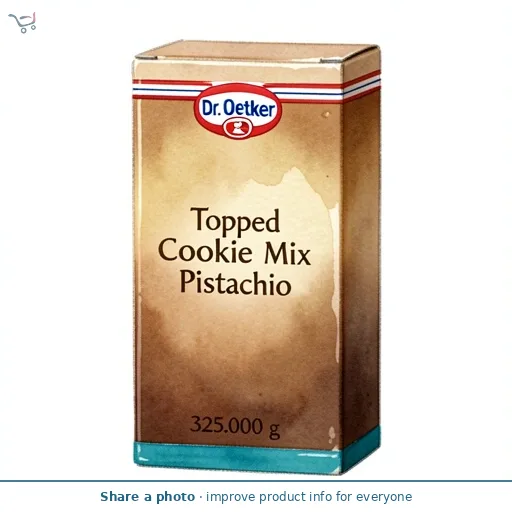 Dr. Oetker Topped Cookie Mix Pistachio 325g