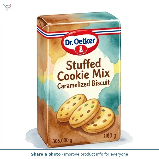 Dr. Oetker Stuffed Cookie Mix Caramelised Biscuit 305g