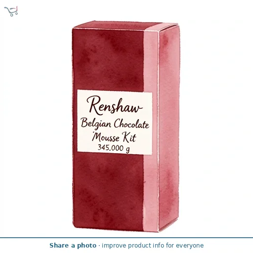 Renshaw Belgian Chocolate Mousse Kit 345g