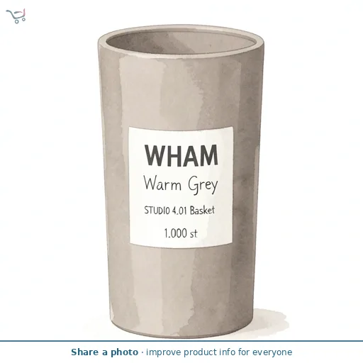 WHAM Warm Grey STUDIO 4.01 Basket
