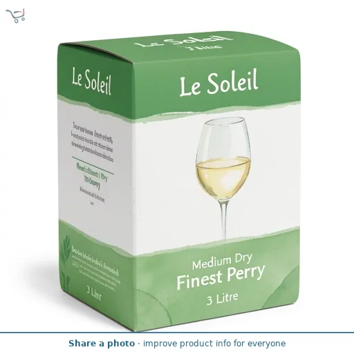 Le Soleil Medium Dry Finest Perry 3 Litre