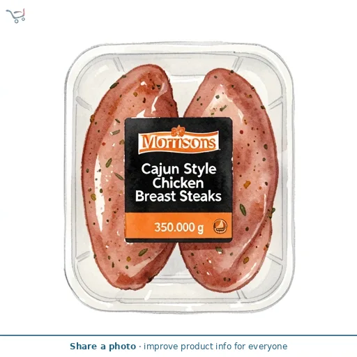 Morrisons Cajun Style Chicken Breast Steaks 350g