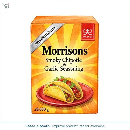 Morrisons Smoky Chipotle & Garlic Seasoning 28g