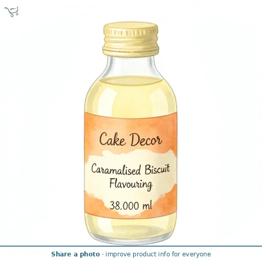 Cake Decor Caramalised Biscuit Flavouring 38ML