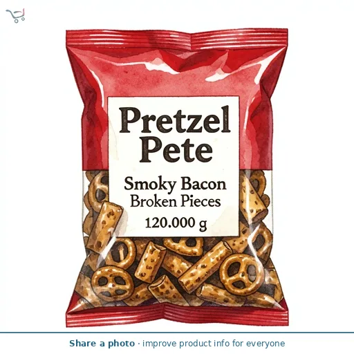 Pretzel Pete Smoky Bacon Broken Pieces 120G 