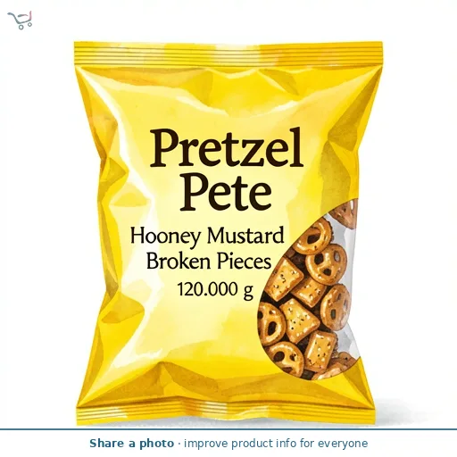 Pretzel Pete Honey Mustard Broken Pieces 120G