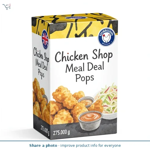 Morrisons British Chicken Shop Meal Deal Pops 275g