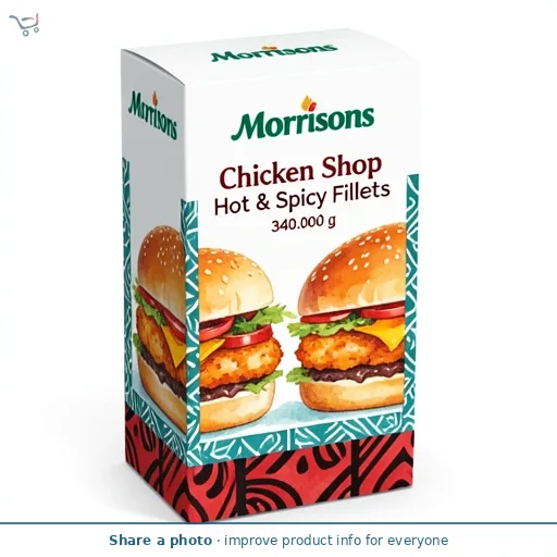 Morrisons British Chicken Shop Hot & Spicy Fillets 340g
