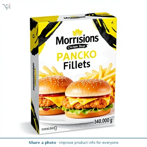 Morrisons British Chicken Shop Panko Fillets 340g