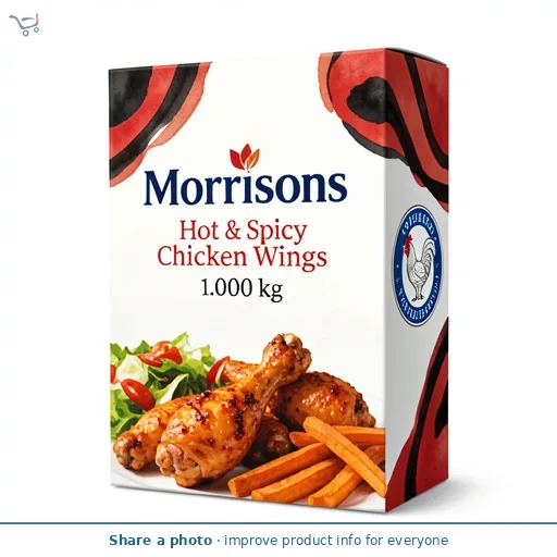 Morrisons British Hot & Spicy Chicken Wings 1kg