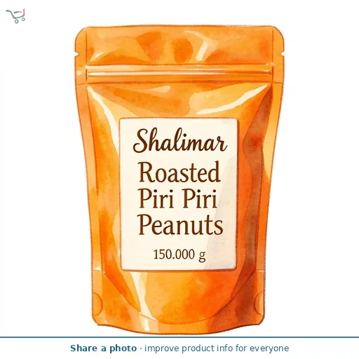 Shalimar Roasted Piri Piri Peanuts 150g