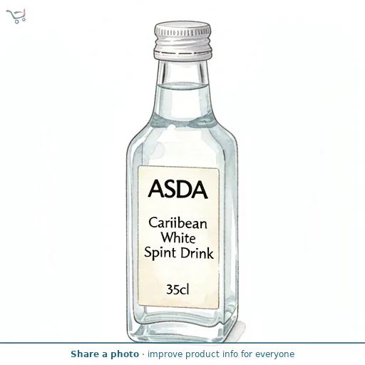 ASDA Caribbean White Spirit Drink 35cl