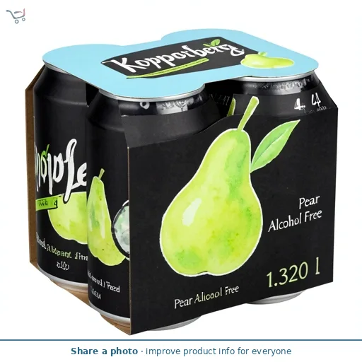 Kopparberg Pear Alcohol Free  4 x 330ml