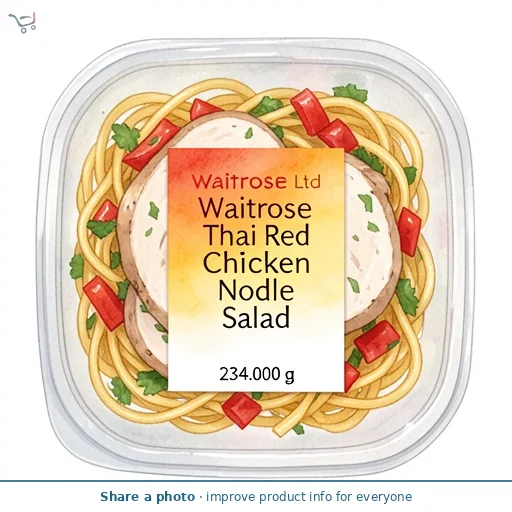 Waitrose Thai Red Chicken Noodle Salad