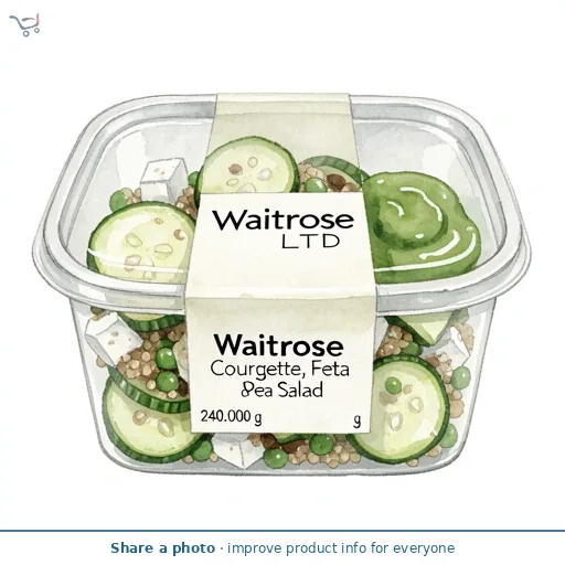 Waitrose Courgette, Feta & Pea Salad