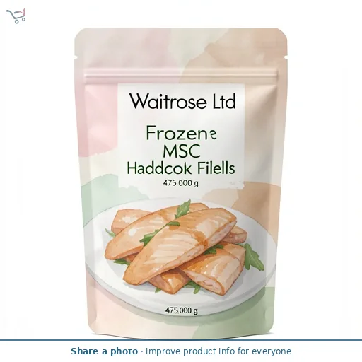 Waitrose Frozen MSC Haddock Fillets