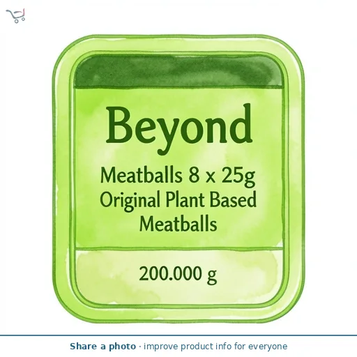 Beyond Meatballs 8 x 25g Original Plant Based Meatballs