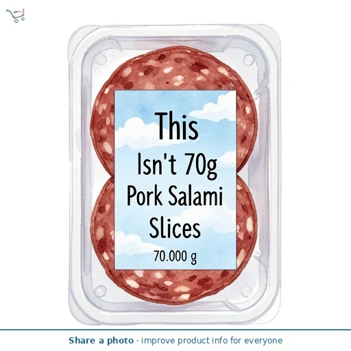 This Isn't 70g Pork Salami Slices