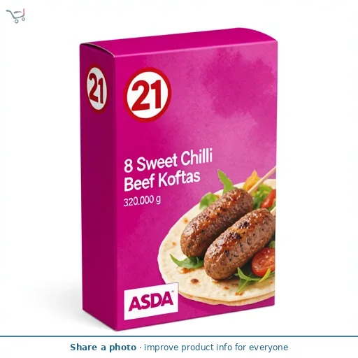 ASDA 8 Sweet Chilli Beef Koftas 320g