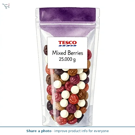 Tesco Mixed Berries 25G