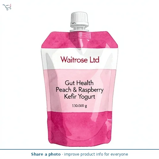 Gut Health Peach & Raspberry Kefir Yogurt