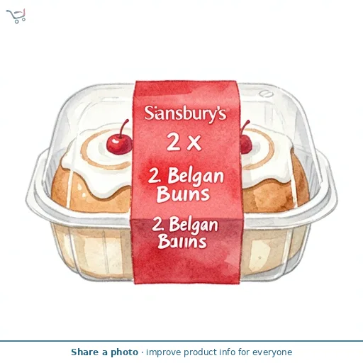 Sainsbury's 2 x Belgian Buns